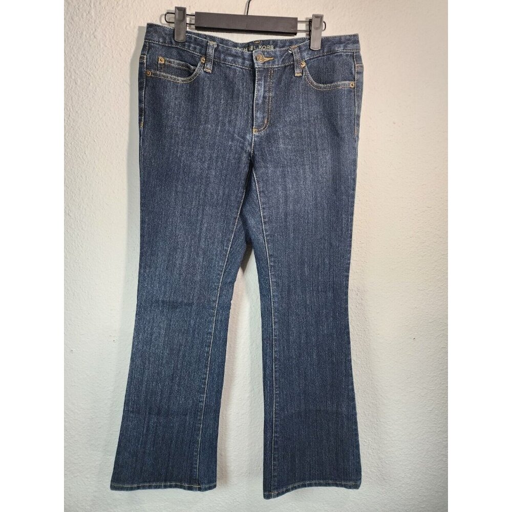 Michael Kors Jeans Womens 6 Blue Denim Cotton Spandex Pants Stretch Ladies